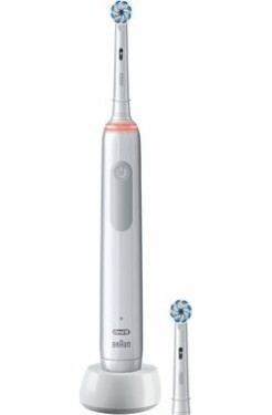 Oral-B PRO 3 3000 Sensitive Clean bílý / Elektrický zubní kartáček / oscilační / 3 režimy / časovač / senzor tlaku (760918)