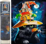 NORIMPEX Diamantové malování Halloweenská kočka