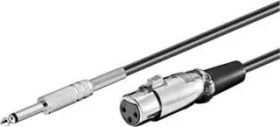 Rozbaleno - PremiumCord Kabel Jack 6.3mm-XLR samec-samice 6m / rozbaleno (kjackxlr01.rozbaleno)