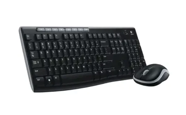 Logitech Wireless Combo MK270 US černá / bezdrátová sada klávesnice a myši / US verze (920-004508)