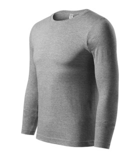 Progress LS triko unisex tmavě šedý melír S