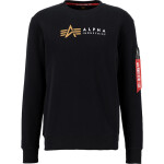 Alpha Industries Svetr Label Sweater černý