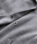Dlouhý šedý přehoz přes oblečení s kapucí (B6010-9) šedá XL (42)