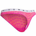 Tommy Hilfiger 3Pack tanga kalhotky UW0UW025240VH Black/Pink/Blue S