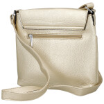 Stylová dámská koženková crossbody kabelka Katia, zlatá