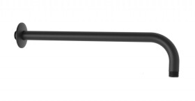 Kielle - Příslušenství Sprchové rameno 35 cm, matná černá 20201004