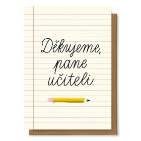 Přání „Děkujeme pane učiteli“