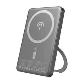 Dudao K28S 5000mAh šedá / Powerbanka / USB-C / MagSafe / Stojánek / 20W (188206)