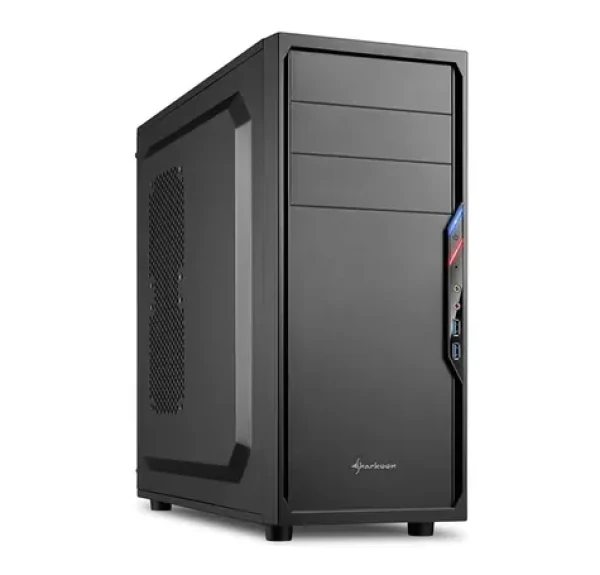 Sharkoon VS4-V černá / ATX / 2x USB 3.0 / 5x 120 mm / Bez zdroje (4044951016037)