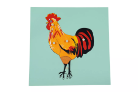 Moyo Montessori Moyo Montessori Puzzle - kohout