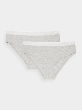 Dámské spodní prádlo kalhotky 4F (2 Pack) - šedé Velikost: S