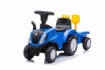 Mamido Dětské odrážedlo traktor s přívěsem New Holland T7 modrý