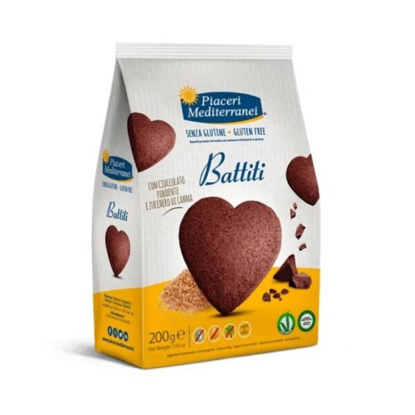 Dortisimo Bezlepková čokoládová srdíčka Piaceri Mediterranei (200 g)