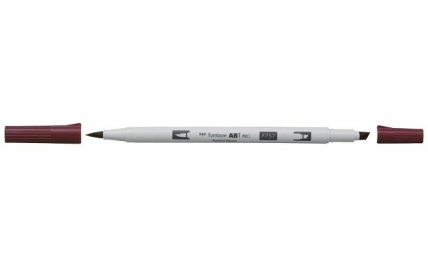 Tombow Oboustranný štětcový lihový fix ABT PRO - port red