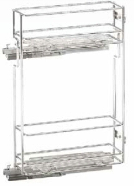 Vibo Výsuv drátěný koš 150 krátký :: levý výsuv (100267)