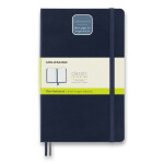 Zápisník Moleskine Expanded - tvrdé desky, L, čistý - modrý