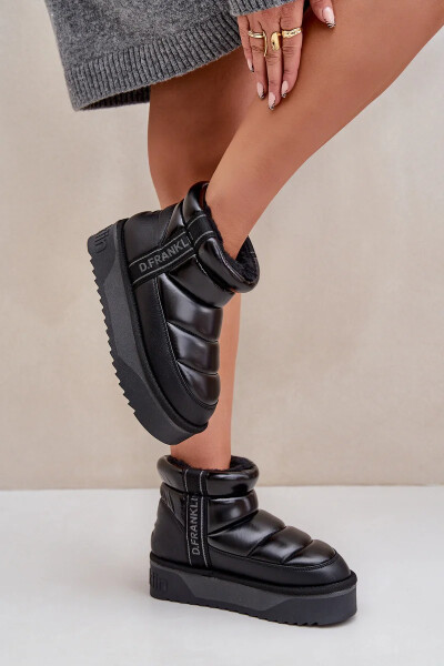 Nízké sněhule na silné podrážce D.Franklin DFSH371011 Černé 39