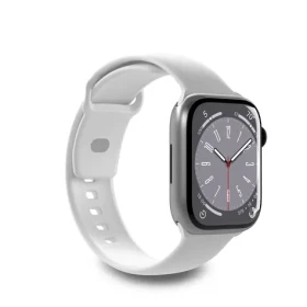 Puro ICON bílá / Řemínek pro Apple Watch / 42/44/45/49 mm / Silikon / 2 ks (PUICNAW44WHI)