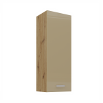 Horní skříňka Artisan 40 G-108 1F Barva korpusu: Dub artisan, Barva dvířek: Bílý lesk