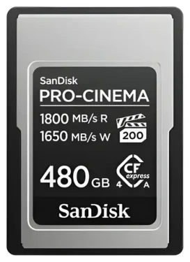SanDisk PRO-CINEMA CFexpress 480 GB / Paměťová karta / Type A (SDCFEA-480G-GN4NN)