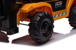Mamido Dětský elektrický vysokozdvižný vozík JCB žlutý