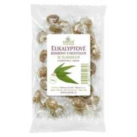 Grešík Eukalyptové bonbony s mentolem se sladidlem 100 g