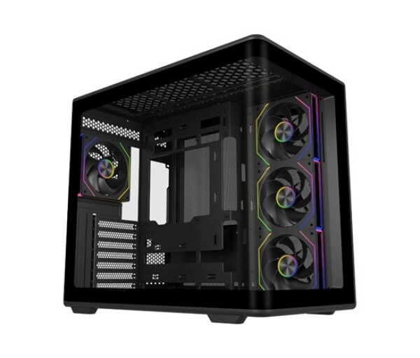 Cooler Master case Elite 600, ATX, Průhledná bočnice, 4x 120mm Fan, Černá EDF_1566518