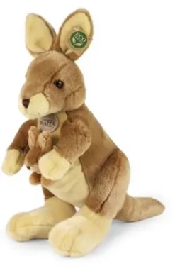 RAPPA Plyšový klokan s mládětem 37 cm