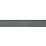MEXEN/S - Rivel koupelnová skříňka 160 cm s umyvadlem Otis, 1 šuplík, reliéf , grafit mat/bílá mat - 91A20-16023-1-BF66-W18M0 91A20-16023-1-BF66-W18M01