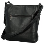 Módní dámská koženková crossbody kabelka Evelyne, černá