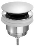 Omp Tea - Umyvadlová výpust 5/4“, click-clack, velká zátka, 10-45, chrom 7532.310.5