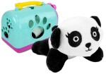 Mamido Plyšová panda s přepravkou