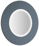 SAPHO - LUMIRO STRIP kulaté zrcadlo s LED osvětlením v rámu ø 90cm, siena LR950-4242S