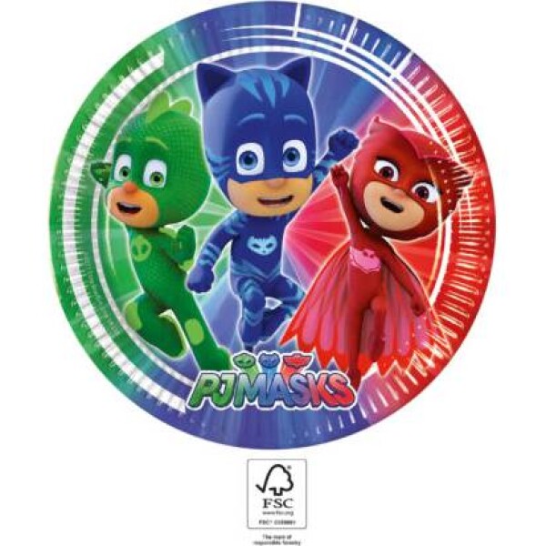 Papírový talíř na párty 23cm PJ Masks - Procos