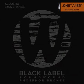 Warwick Black Label Acoustic Phosphor Bronze 5 Medium .045-.135 Long S