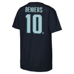 Outerstuff Dětské tričko Matty Beniers #10 Seattle Kraken NHL Flat Name & Number Short Sleeve Cotton Velikost: Dětské XL (170 – 176)