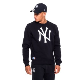 New Era Pánská mikina New York Yankees MLB Logo Crewneck Sweatshirt - Tmavě modrá Velikost: 2XL