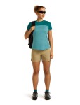 ICEBREAKER Wmns Mer Cool-Lite Sphere III SS Te Colour, Tidaltalhthr/Tidalteal/Cb velikost: L