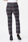 MiR Kalhoty 259 Grey/Maroon Checked