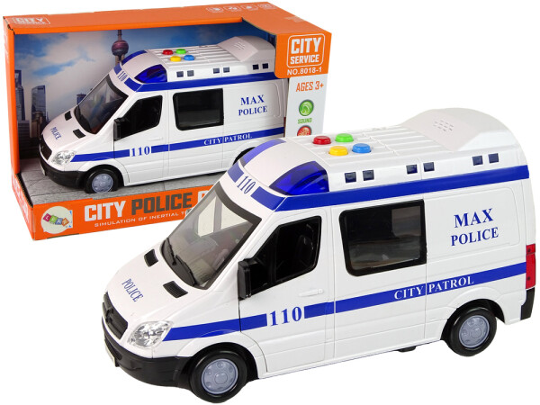 Mamido Policejní autíčko s třecím pohonem a efekty