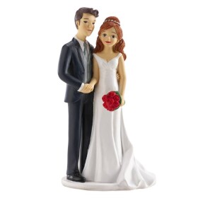 Dortisimo Dekora figurka Novomanžené držící se za ruce 18 cm