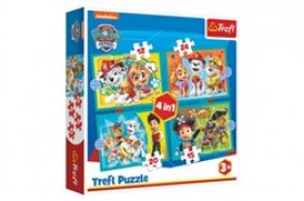 TREFL Puzzle 4v1 Šťastný tým