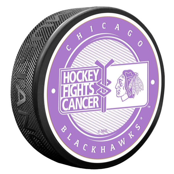 Mustang Puk Chicago Blackhawks NHL Hockey Fights Cancer