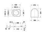 DURAVIT - D-Neo WC sedátko, SoftClose, matná bílá 0021693200