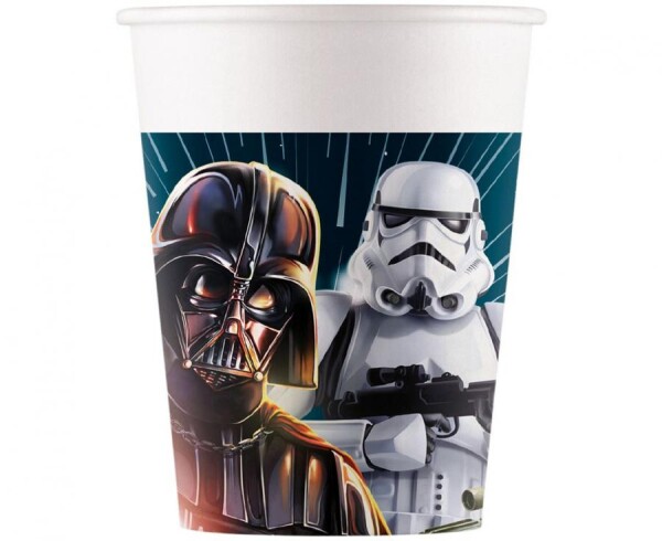 Star Wars kelímky papírové 8 ks 200 ml Star Wars kelímky papírové 8 ks 200 ml