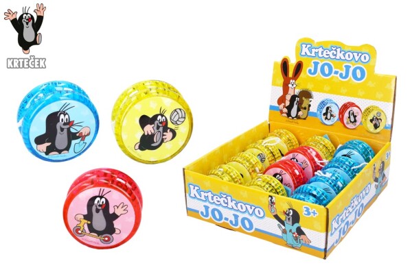 Krtek svítící jojo 5,5 cm Krtek svítící jojo 5,5 cm