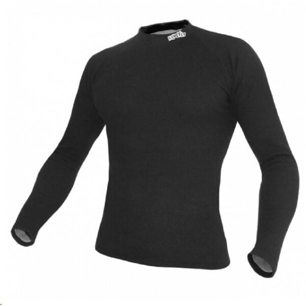 Triko BLUE FLY DUO funkční termo s dlouhým rukávem černé 2XL - černé