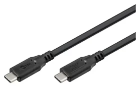 Goobay USB-C černá / Kabel USB-C / USB 3.2 / 100 W PD / 10 Gbit/s / 2 m (74202)