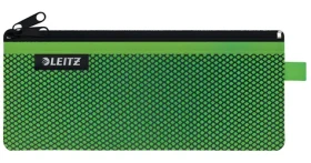 Leitz WOW zelená / Dvojitá textilní kapsa / Velikost L / Síťovina, nylon / 230 × 150 mm (40130054)