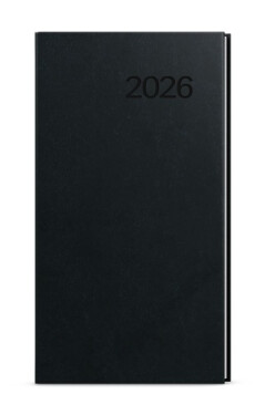 Týdenní diář 2026 Jakub Vivella kapesní černá